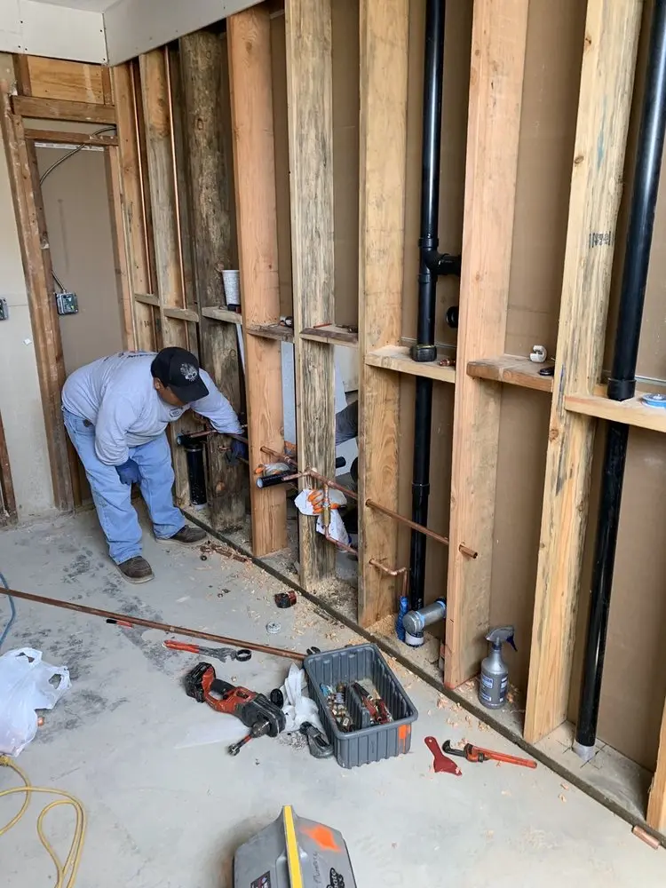 Commercial rough-in plumbing for Water Heater Replacement in Fredericktown